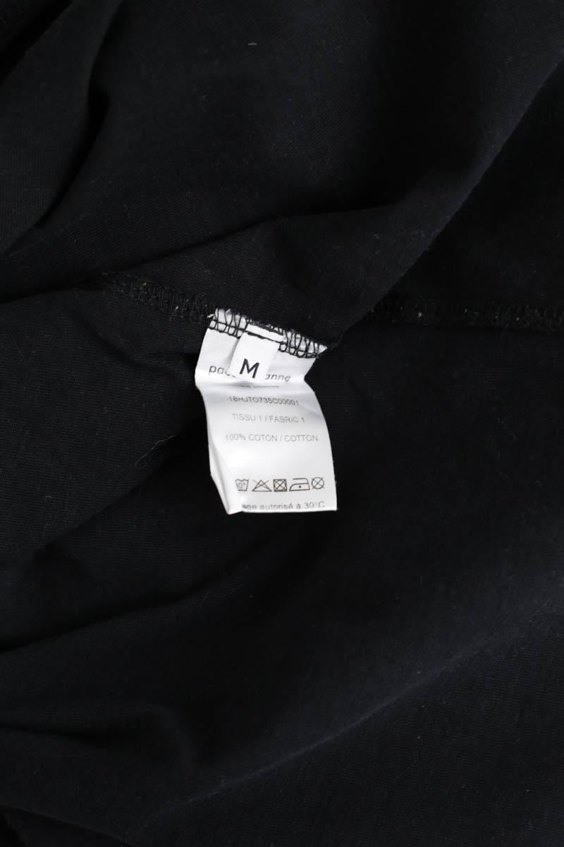 Cotton T-shirt PACO RABANNE - Seconde Main Black