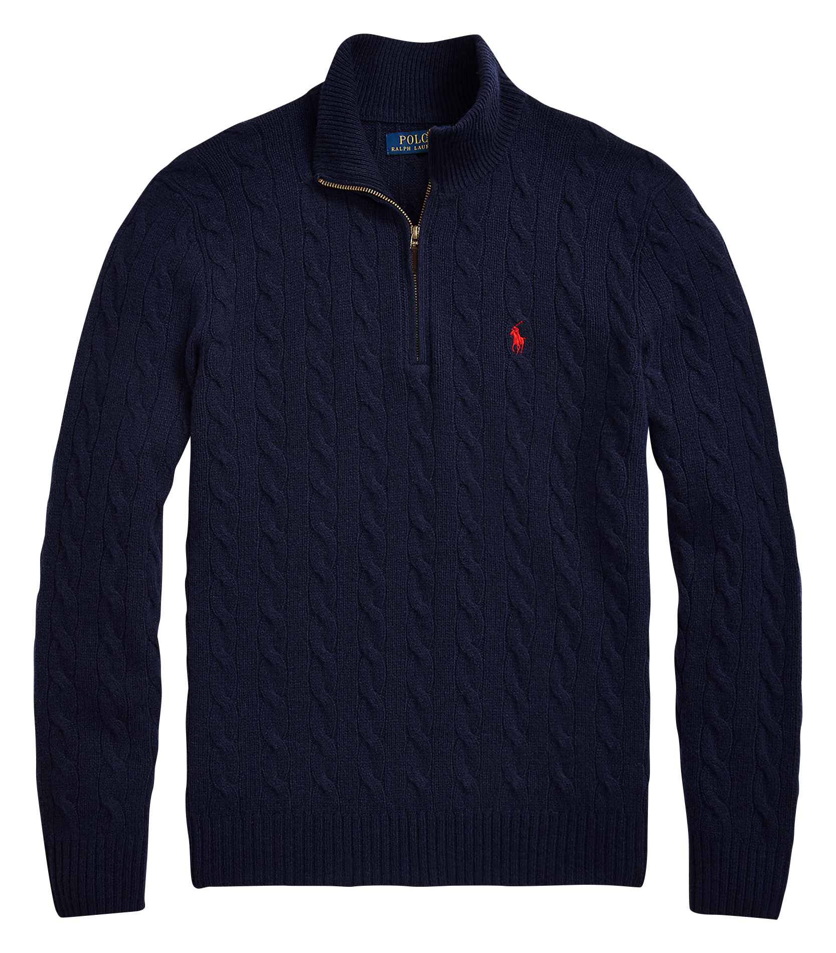 High-neck wool sweater POLO RALPH LAUREN Blue