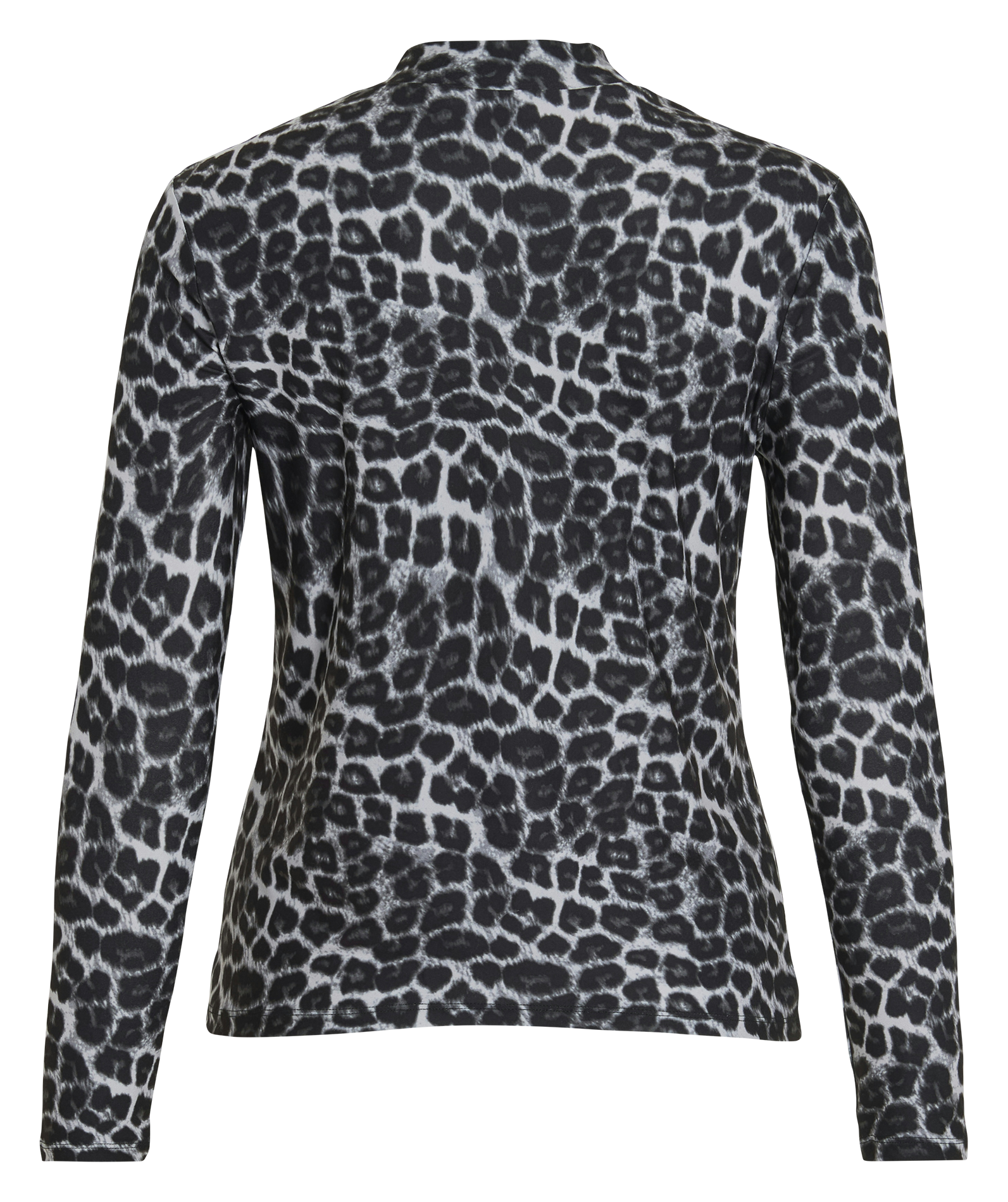 Top ajusté manches longues imprimé VILA Gris