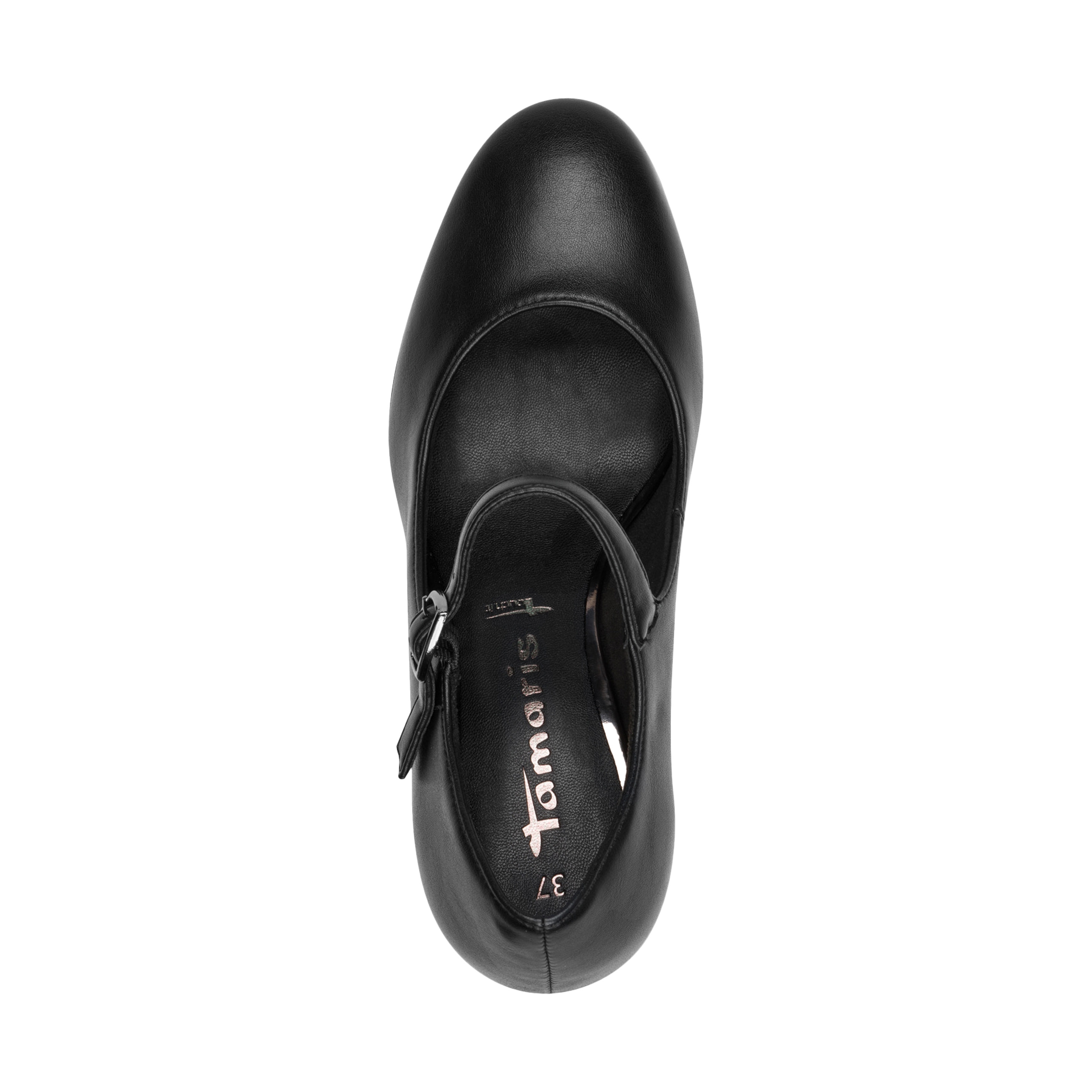 Ballet flats with ankle straps TAMARIS Black