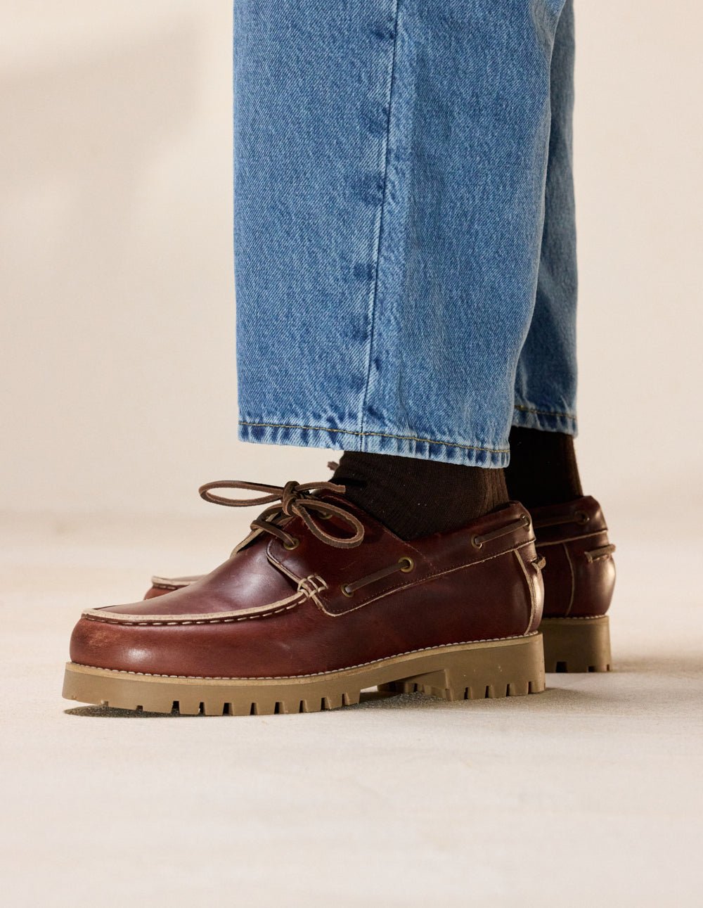 Boat shoes ODAJE EX. M.MOUSTACHE Brown