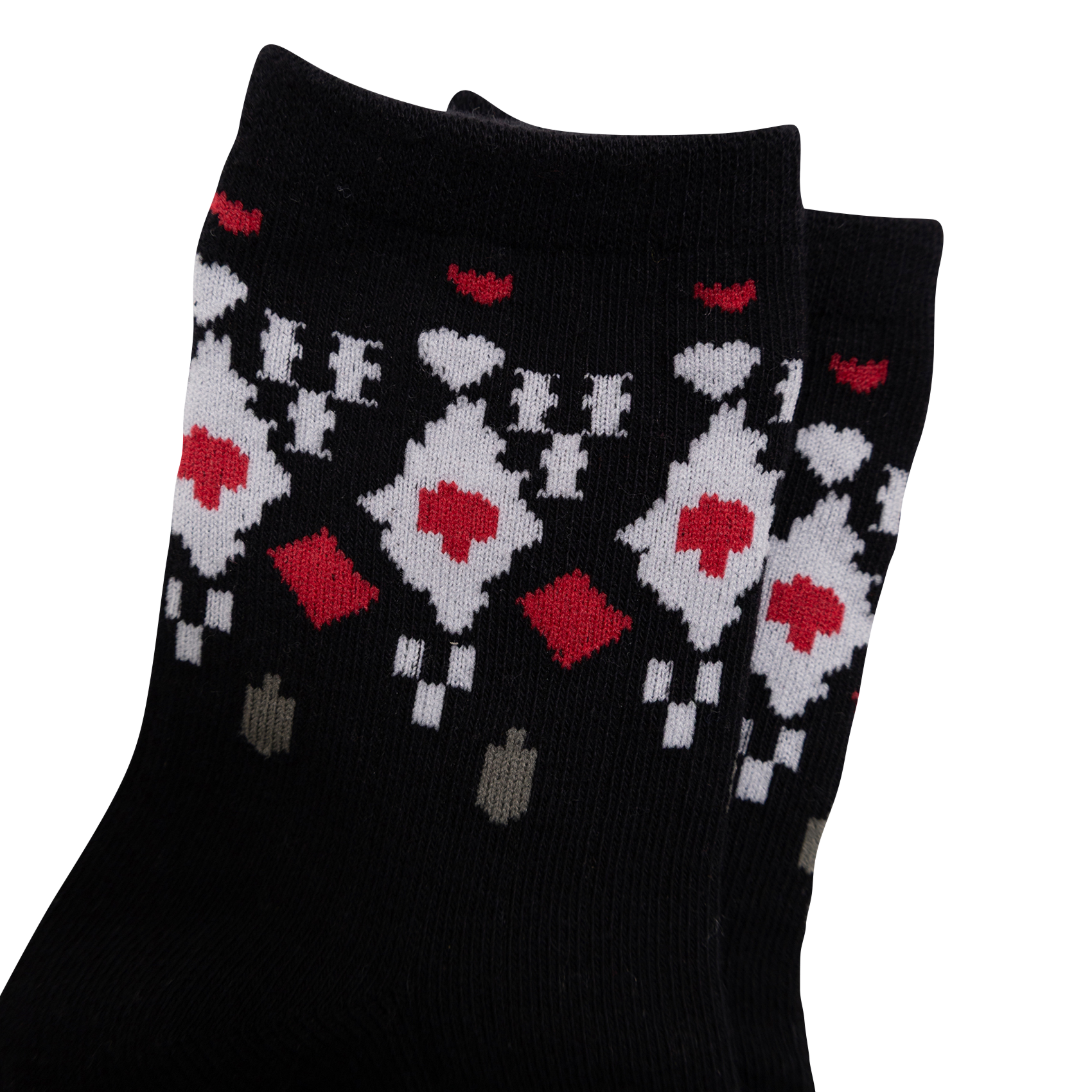 Lot de chaussettes imprimées en coton mélangé IKKS JUNIOR Noir