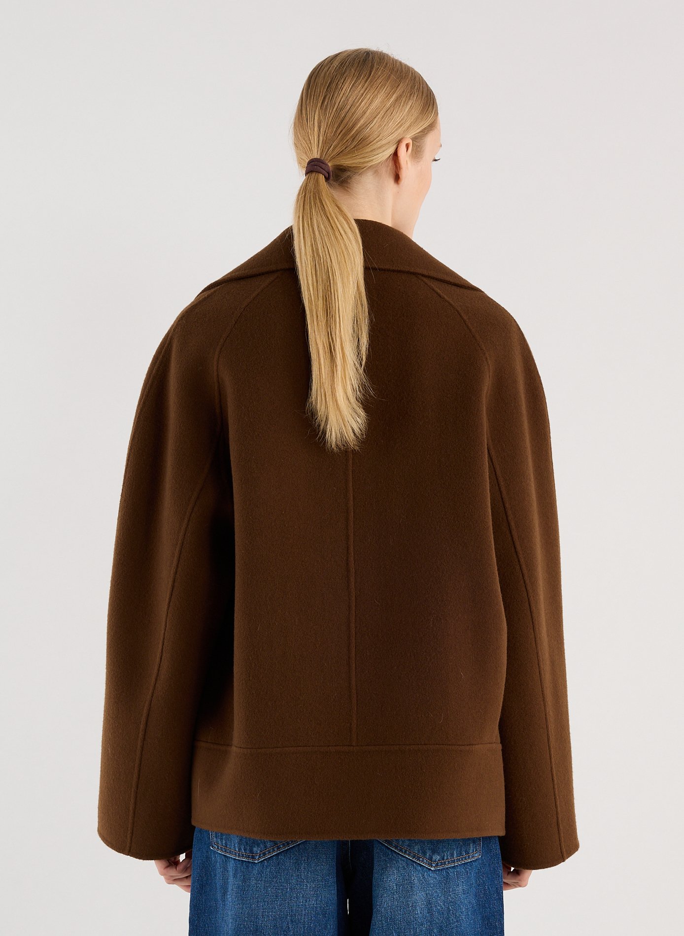 Oversize Caban aus Wollmischung SAISON 1865 Braun