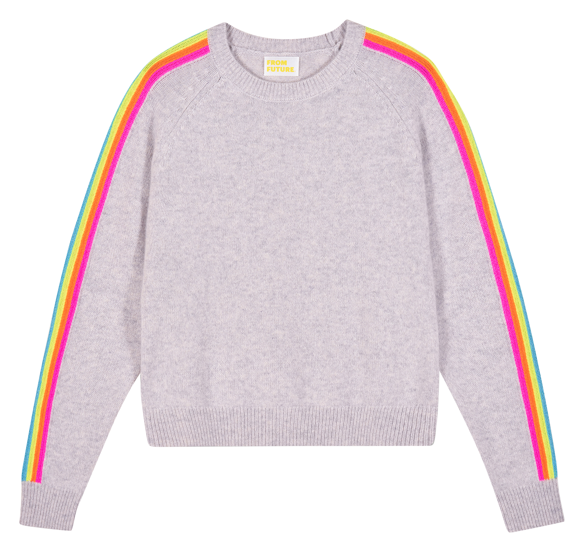 Oversized round neck cashmere sweater FROM FUTURE Grey