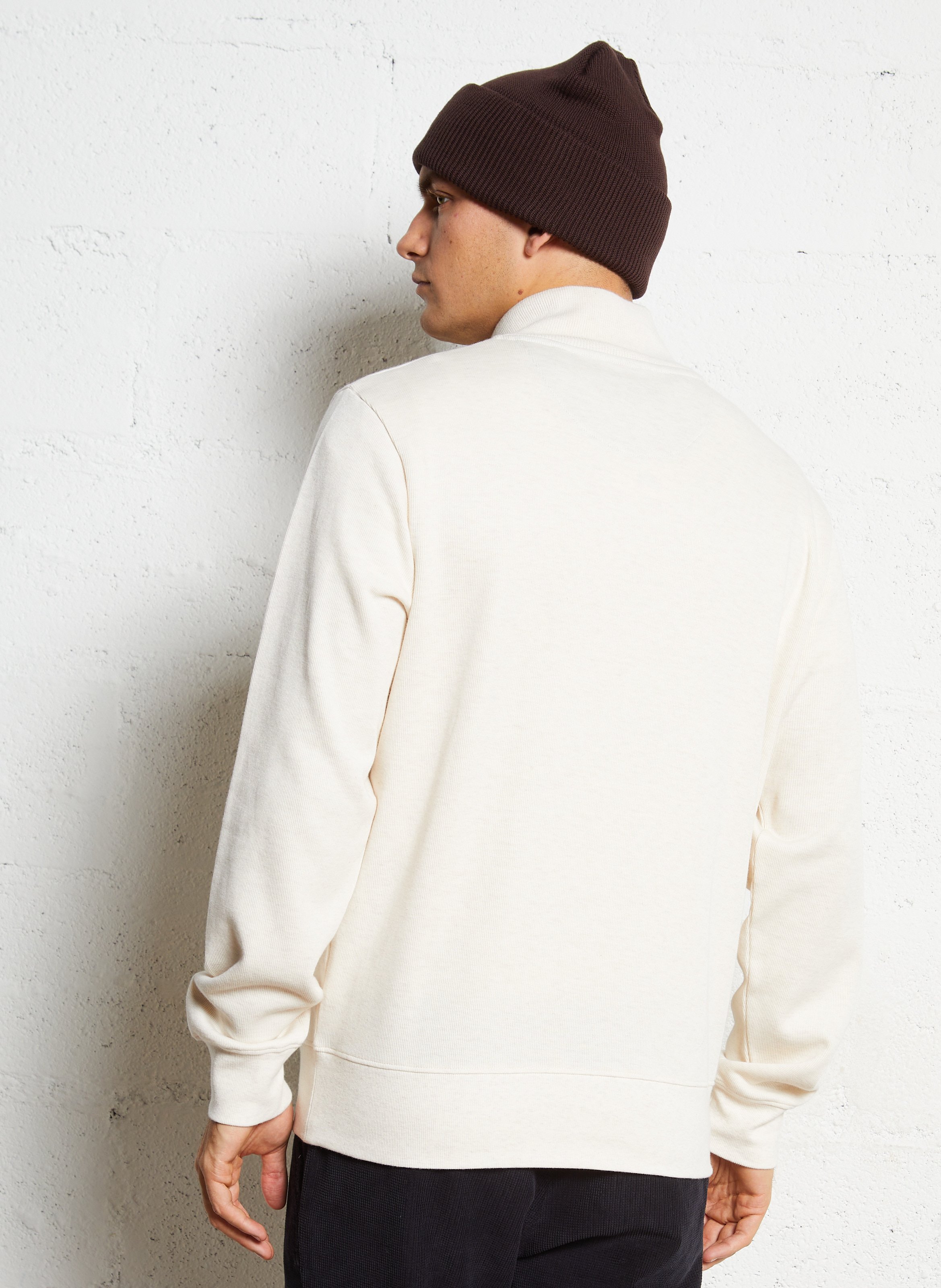 Cotton high-neck sweater GANT Beige