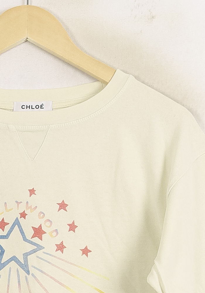 Tommy Badge T-shirt CHLOE STORA - SECONDE MAIN White
