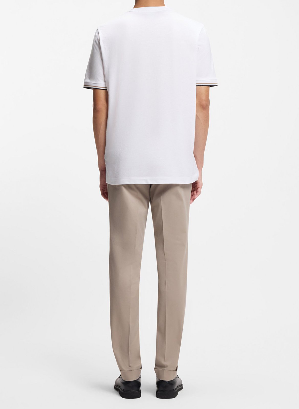 Camiliday round-neck sleeveless cotton top BOSS White