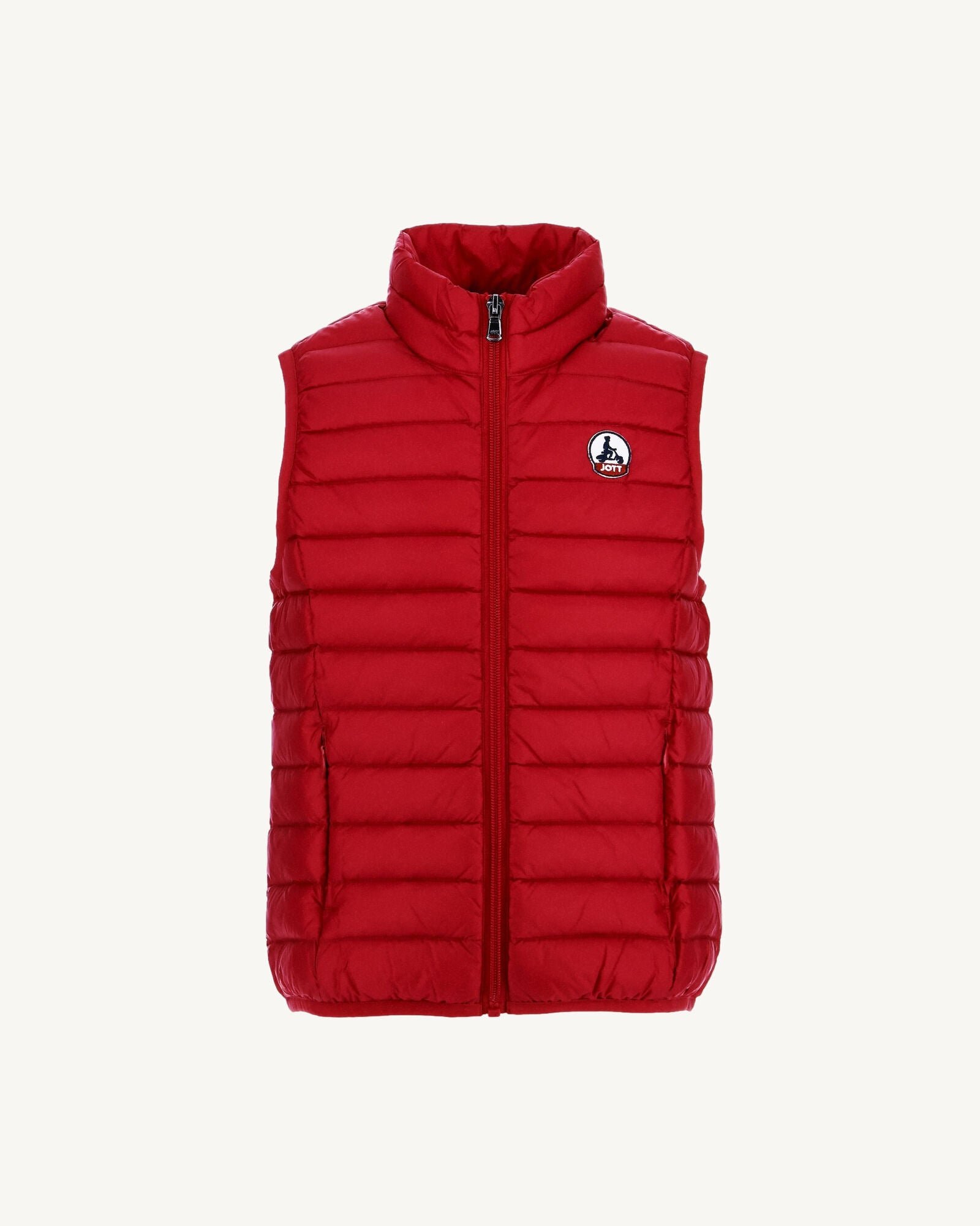 Zoe children's sleeveless puffer jacket JOTT Red