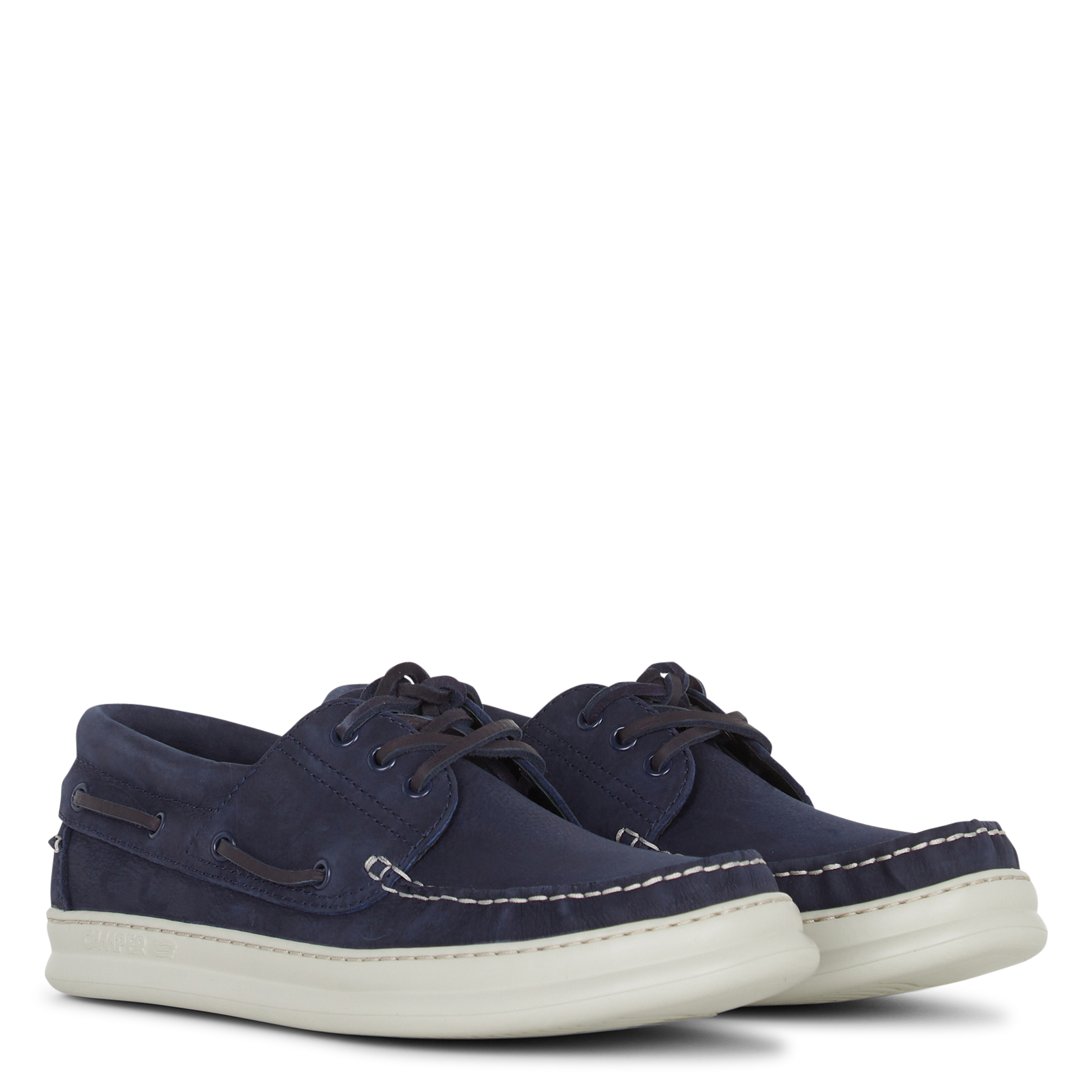 Segelschuhe aus Leder CAMPER Blau