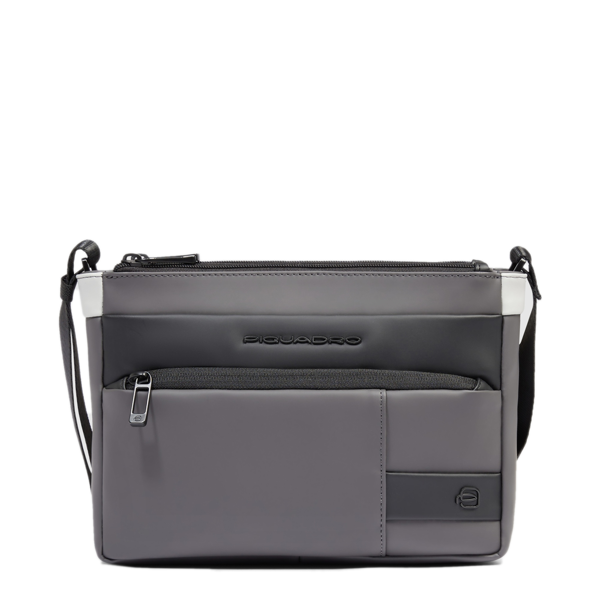 Men's water-repellent shoulder bag PIQUADRO Grey