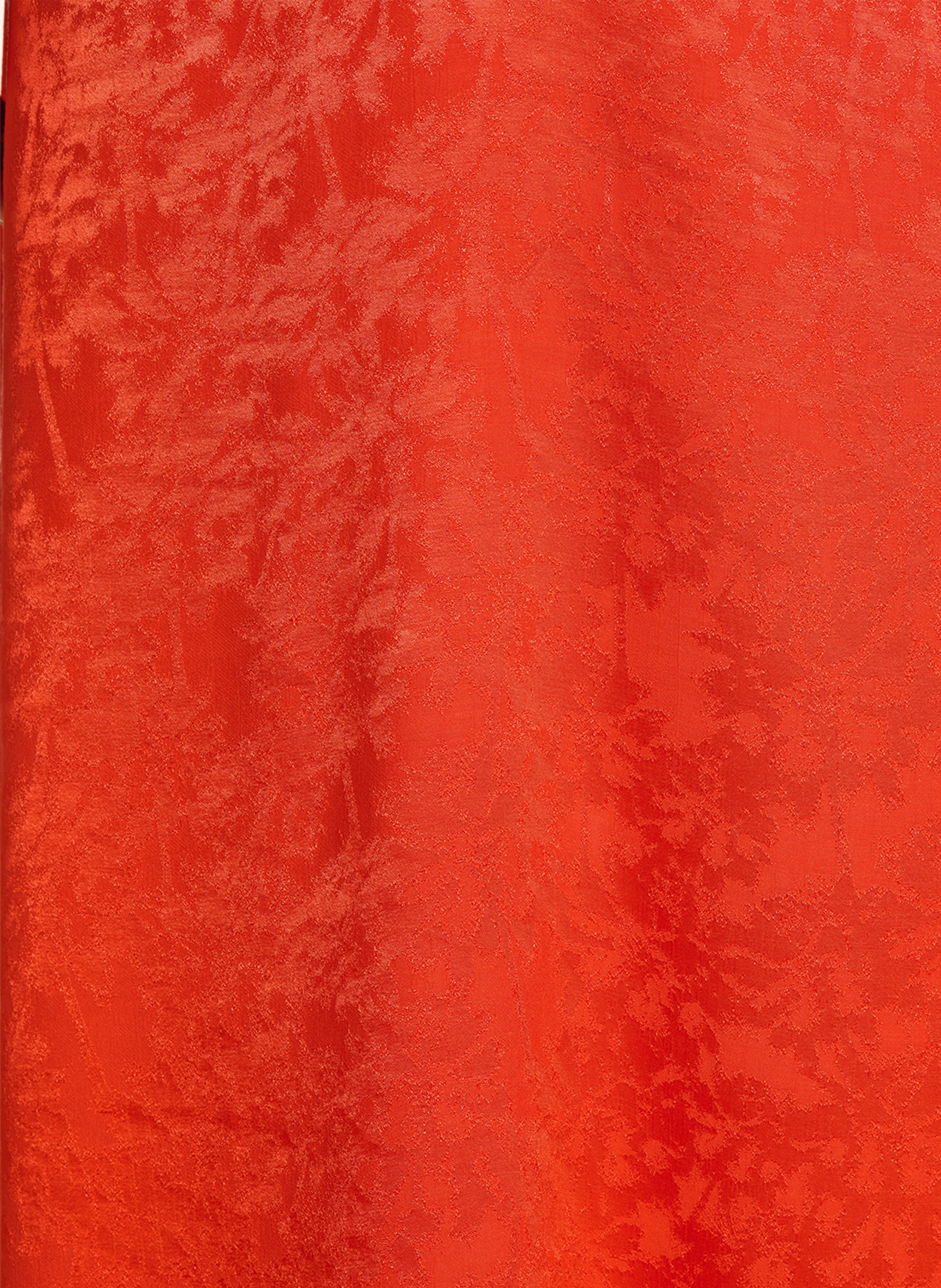 Robe longue droite jacquard LA FEE MARABOUTEE Rose