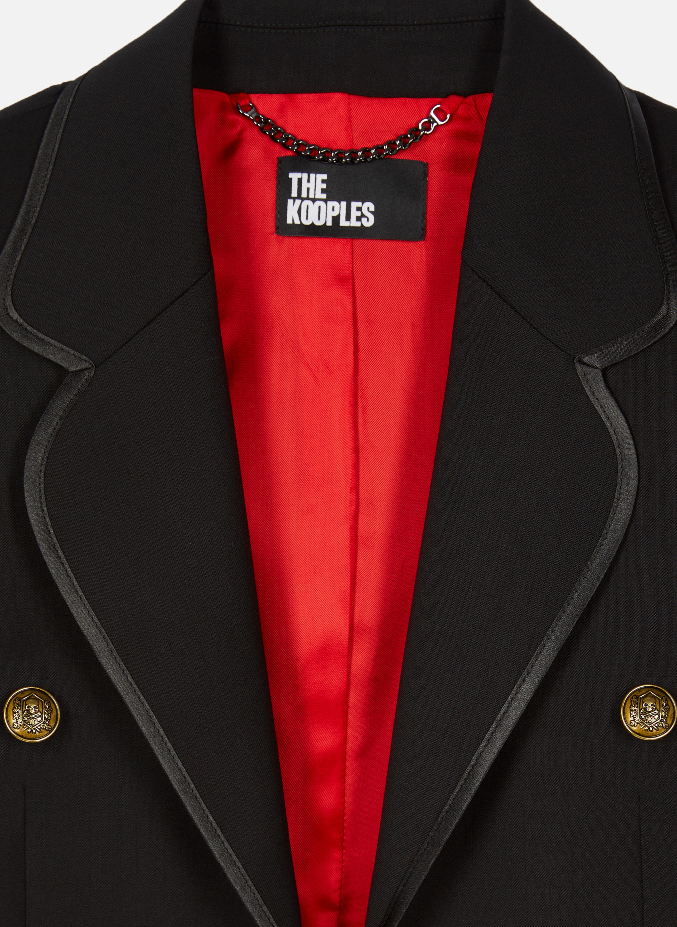 Aimy wool-blend short jacket THE KOOPLES Black