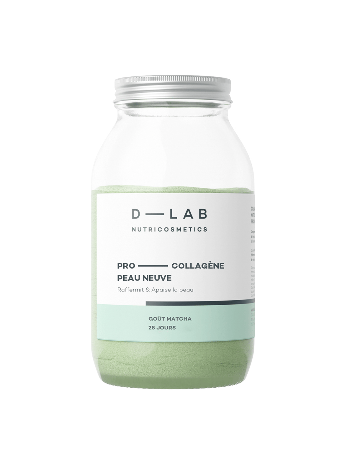 Pro-Collageen Nieuwe Huid Matcha
Verstevigt & Kalmeert de huid D-LAB NUTRICOSMETICS No color