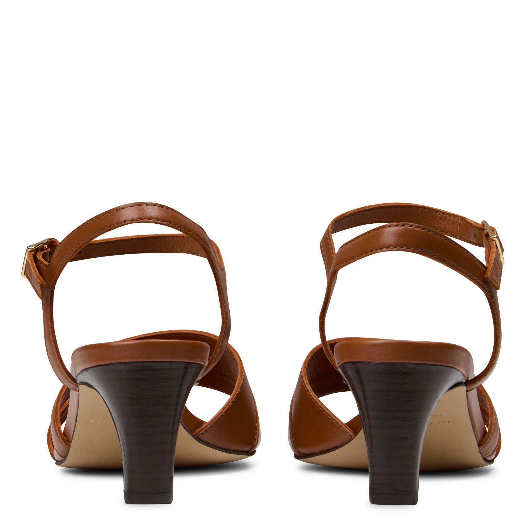 Alice - Ledersandalen mit Absatz MAISON TOUFET Braun