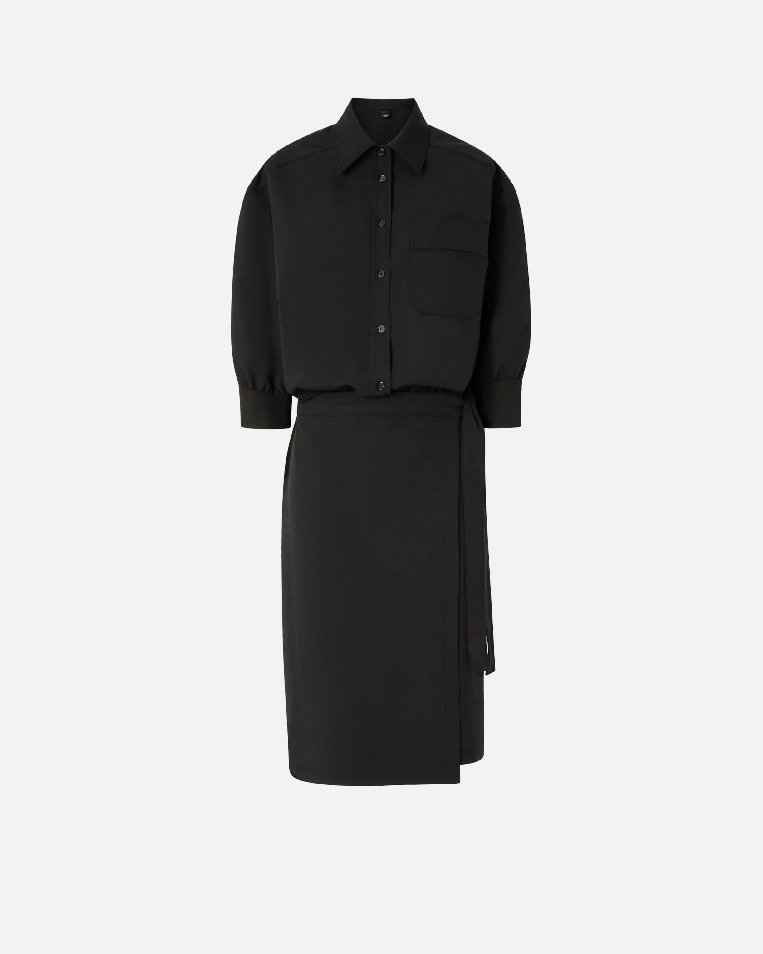 Robe midi avec haut chemise PINKO Noir