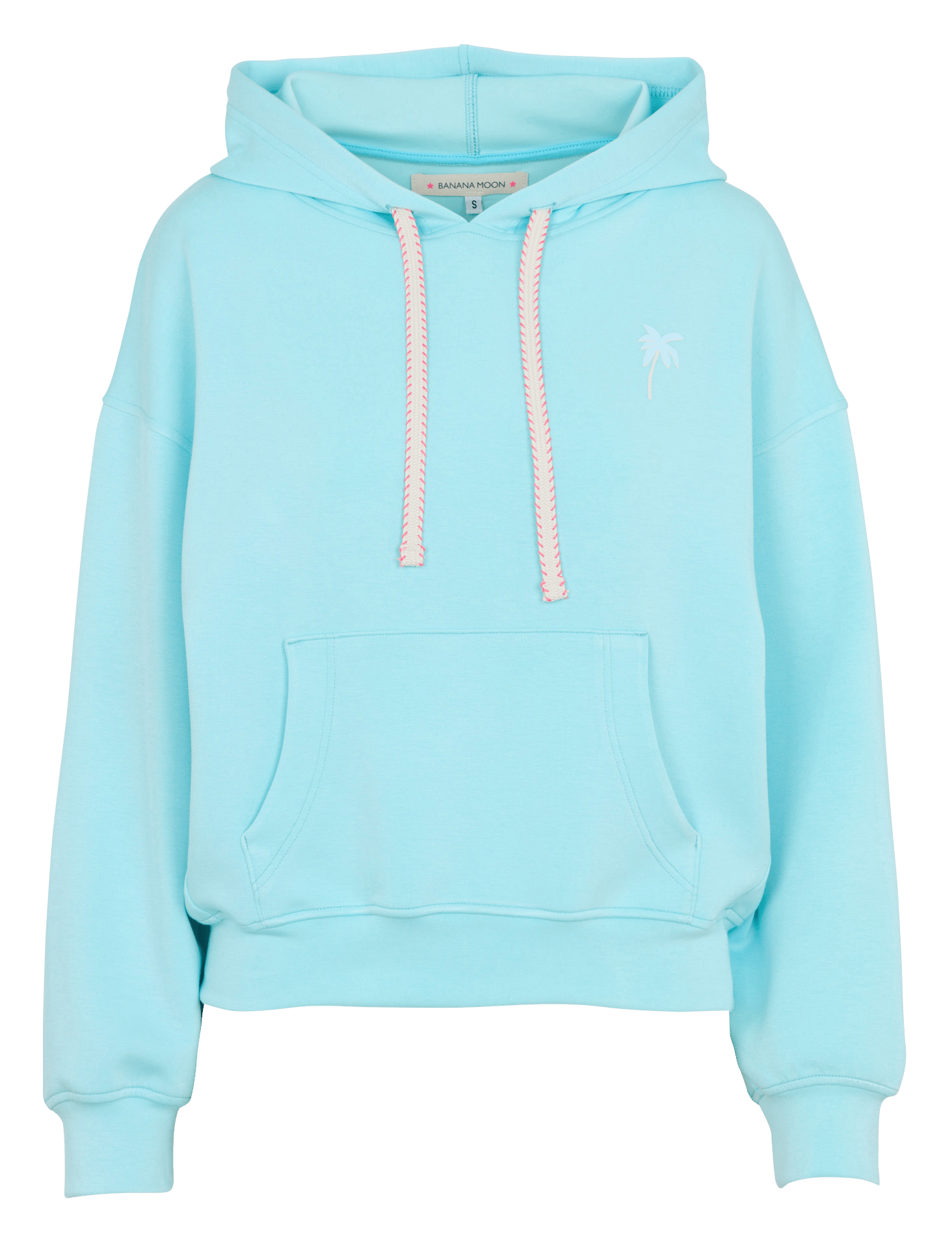 Sweat droit col rond à capuche BANANA MOON Blau