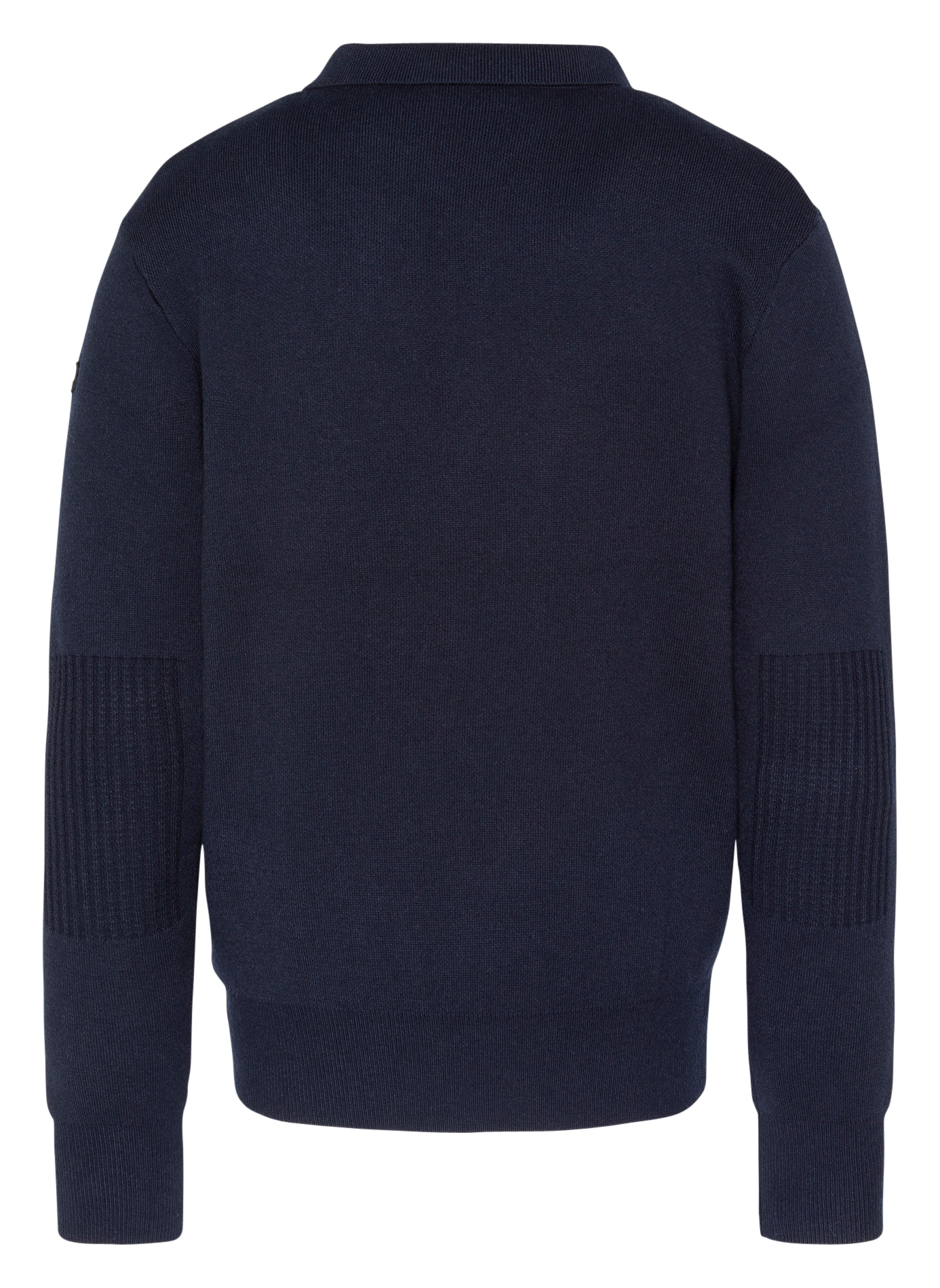 Straight-fit polo-neck sweater SCHOTT Blue