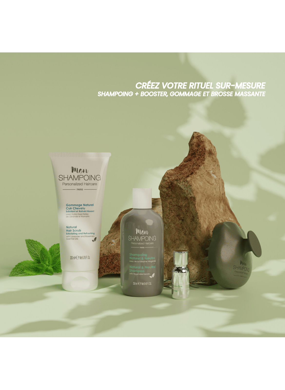 Haarpflege-Booster für fettiges Haar mit ätherischen und pflanzlichen Ölen MON SHAMPOING No color