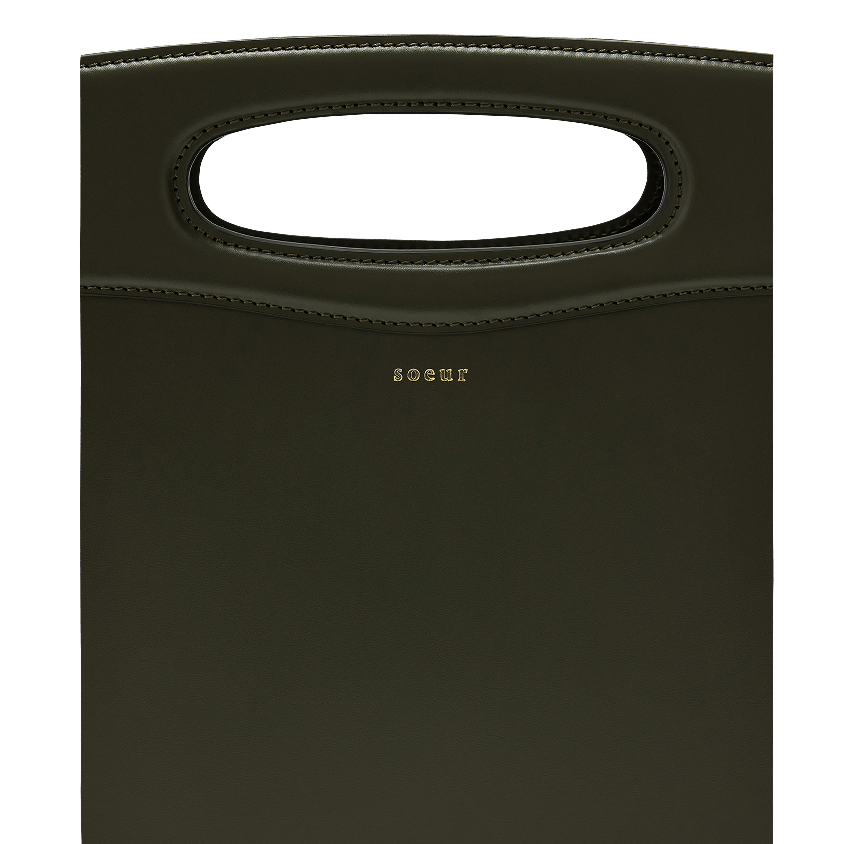 Sac bandoulière en cuir de vachette SOEUR Vert