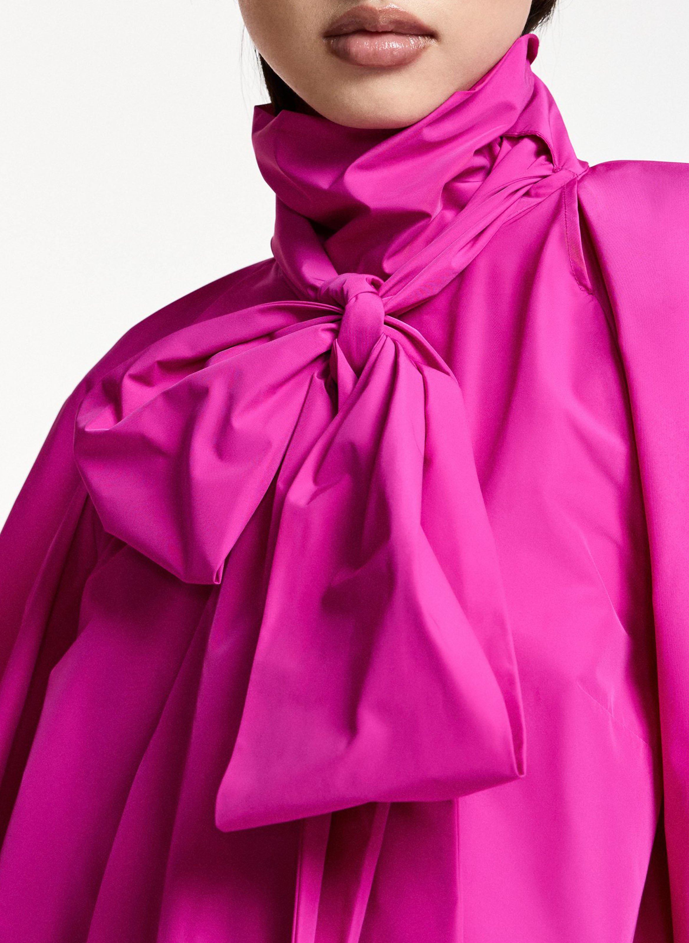 Loose blouse with Lavallière collar ESSENTIEL ANTWERP Pink
