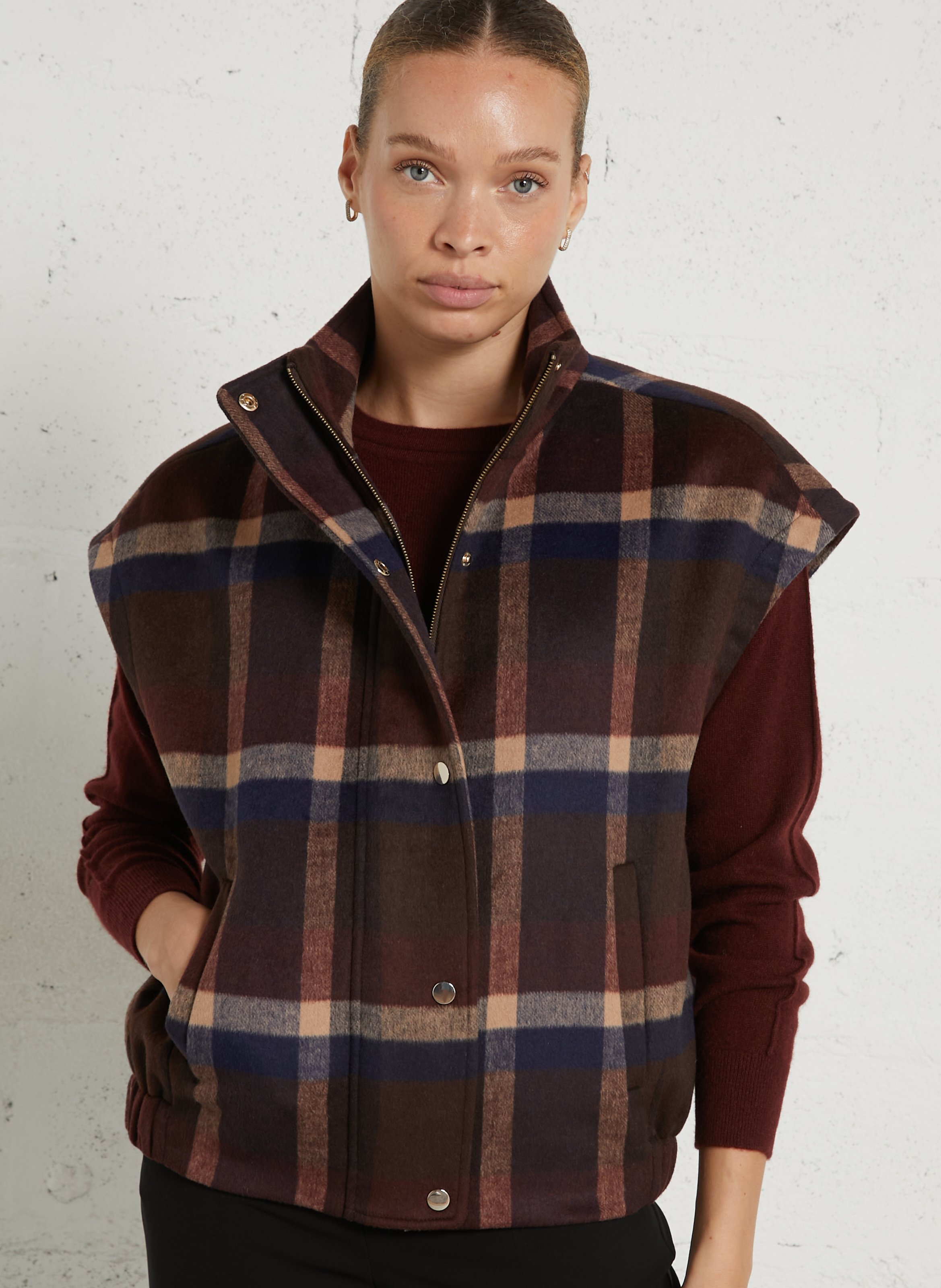 Veste col montant  MAISON 123 Rouge