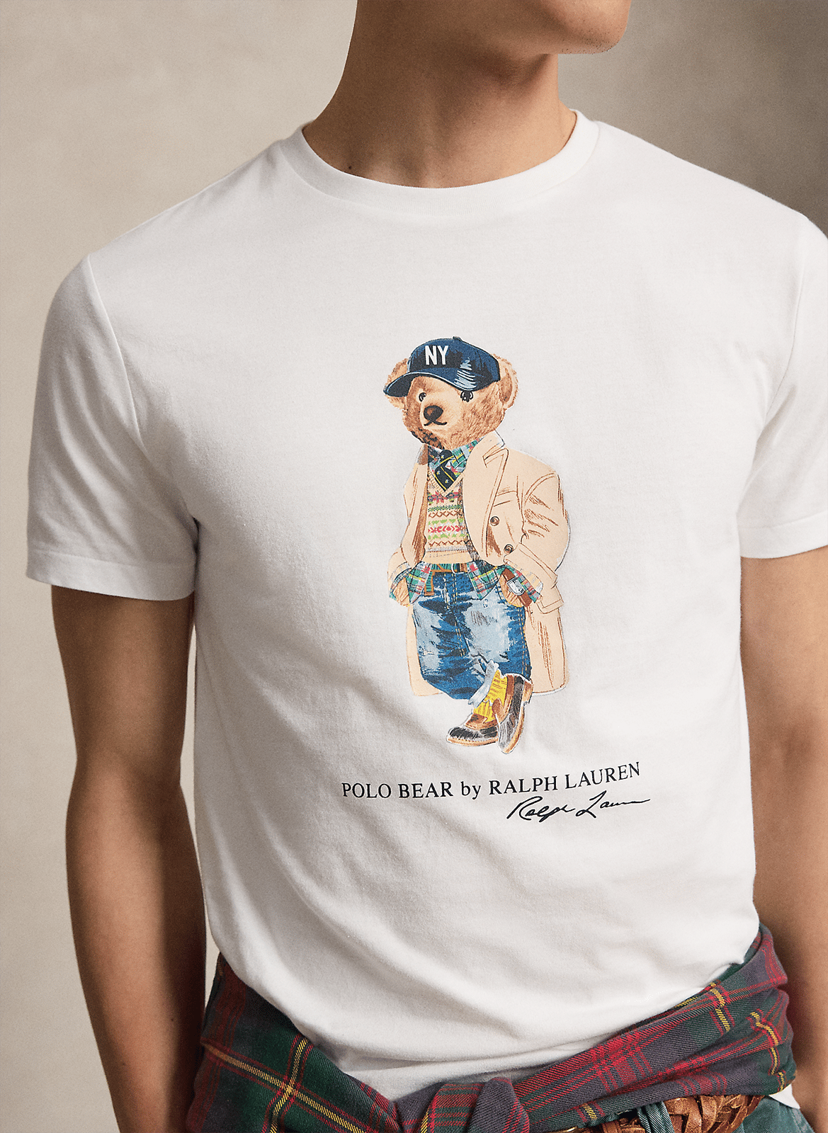 Straight-cut cotton T-shirt POLO RALPH LAUREN White