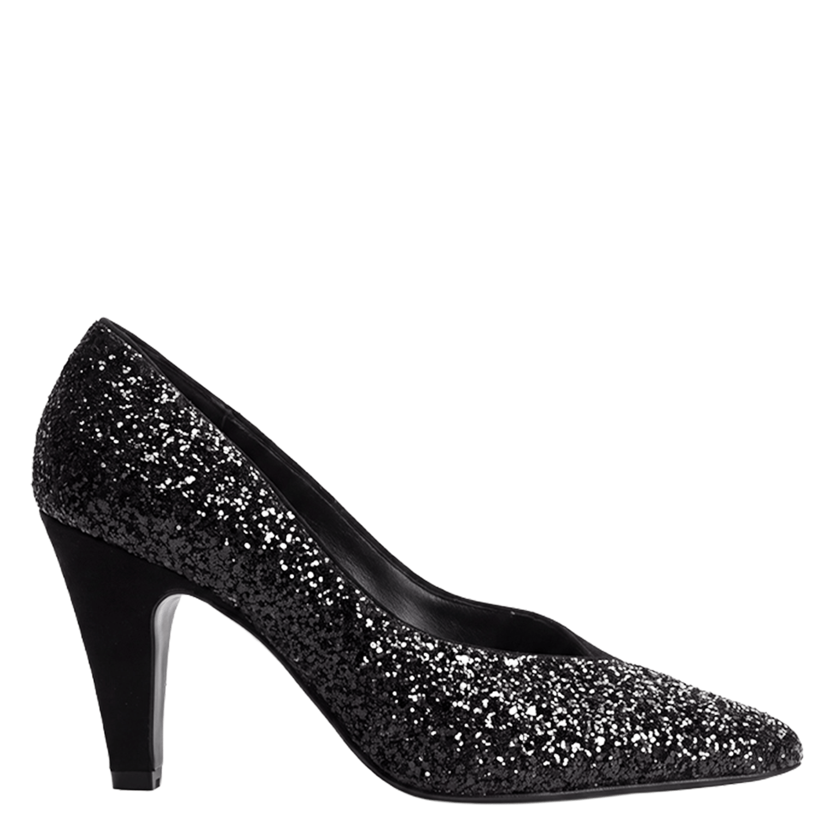 Glitterpumps met ronde neus JONAK Zwart