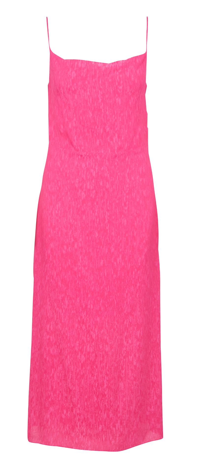 Straight square-neck midi dress IRO Pink