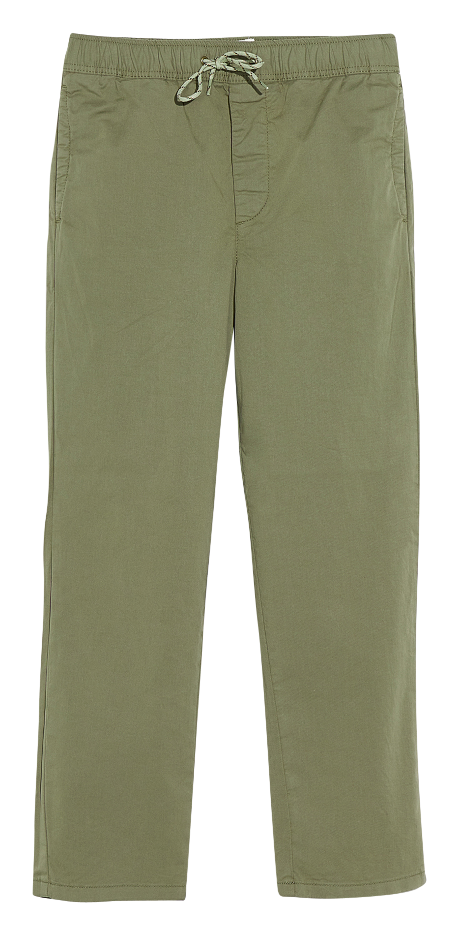 High-rise straight-leg cotton-blend pants BELLEROSE Khaki
