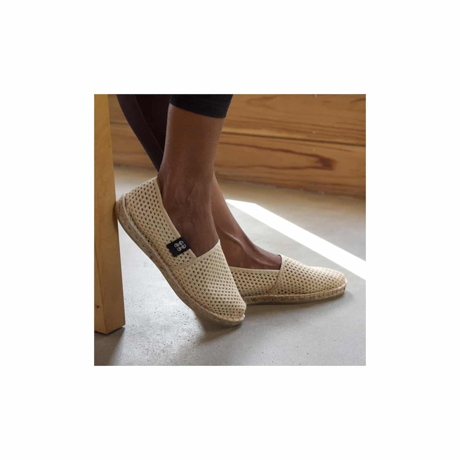 Striped espadrilles ART OF SOULE Beige