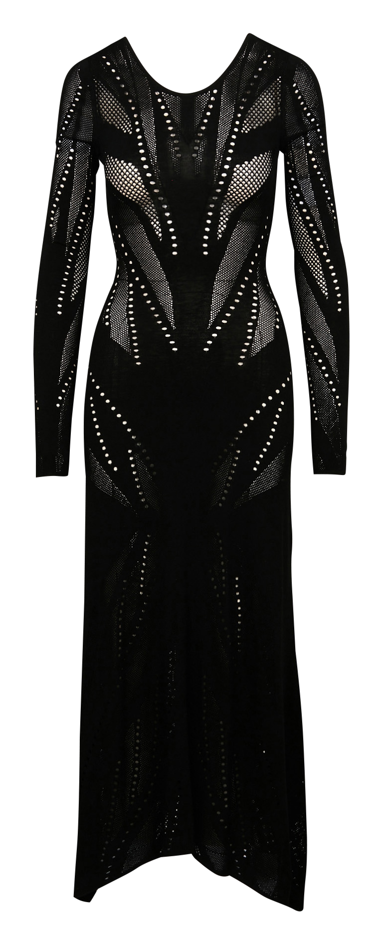 Robe longue moulante dentelle  MES DEMOISELLES Noir