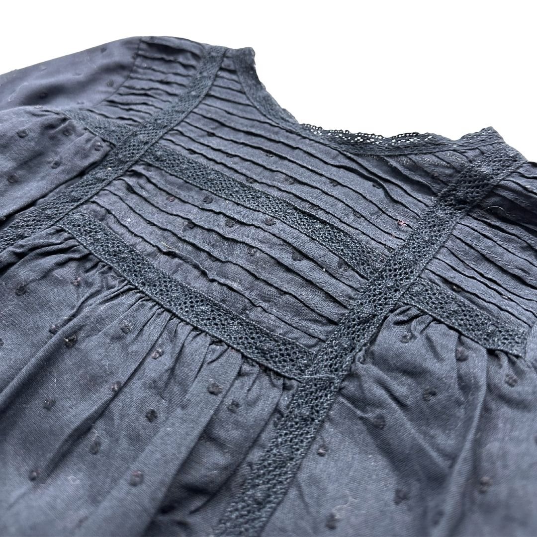 Blue Baby Dress - 24 months BONPOINT - Seconde Main Blue