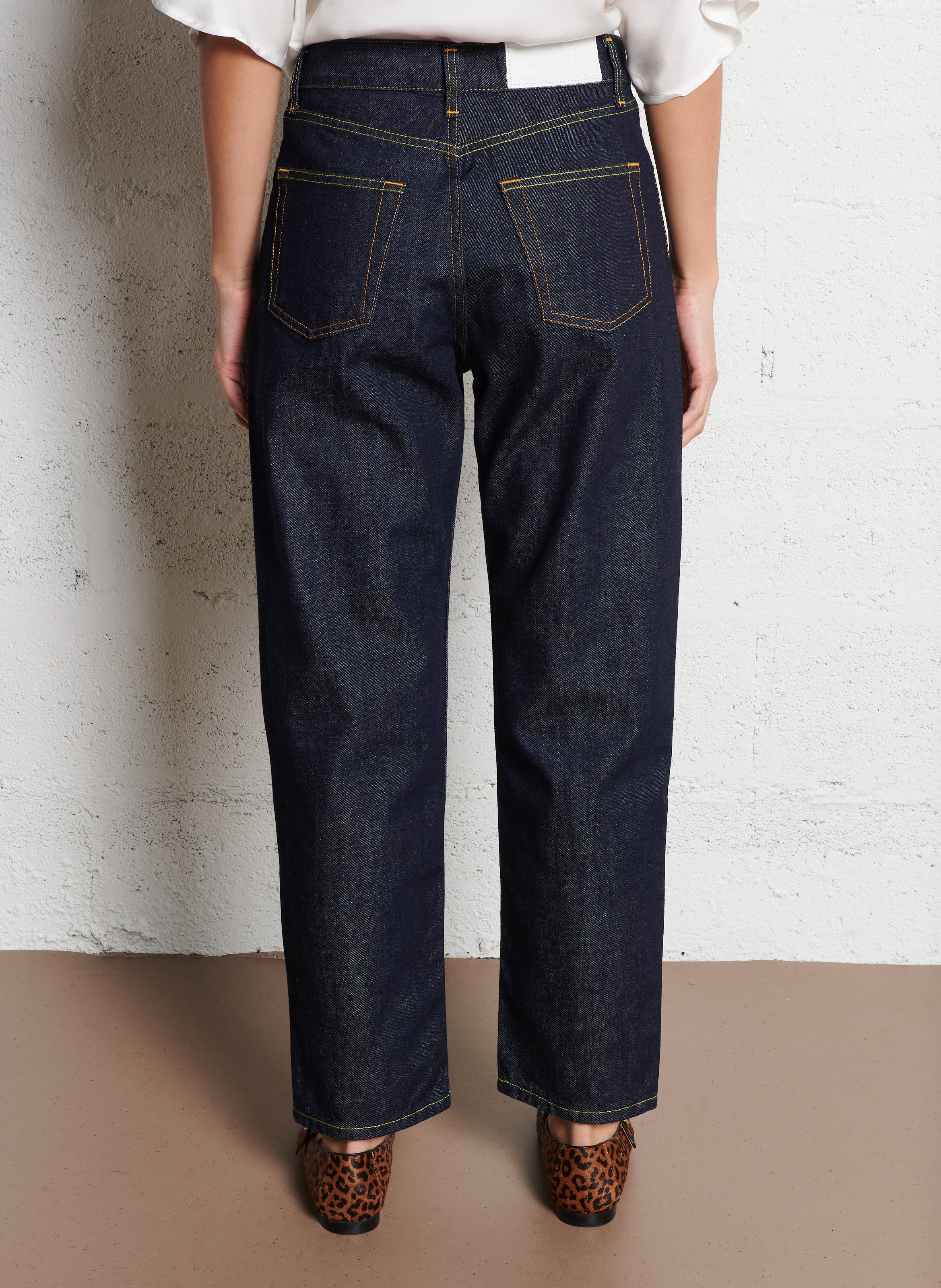 Boyfriend-jeans met hoge taille MARGAUX LONNBERG Blauw