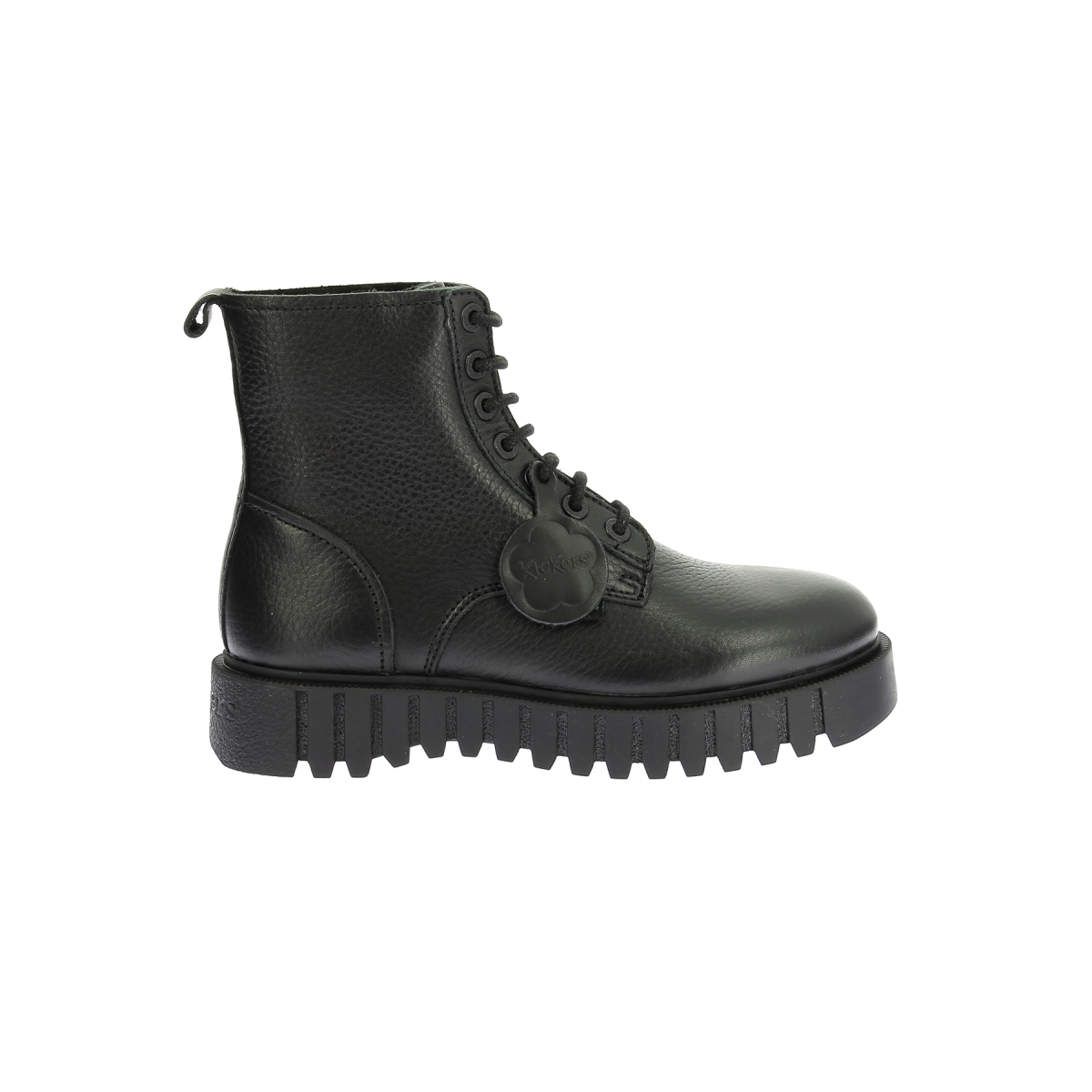 Boots cuir KICKERS Noir