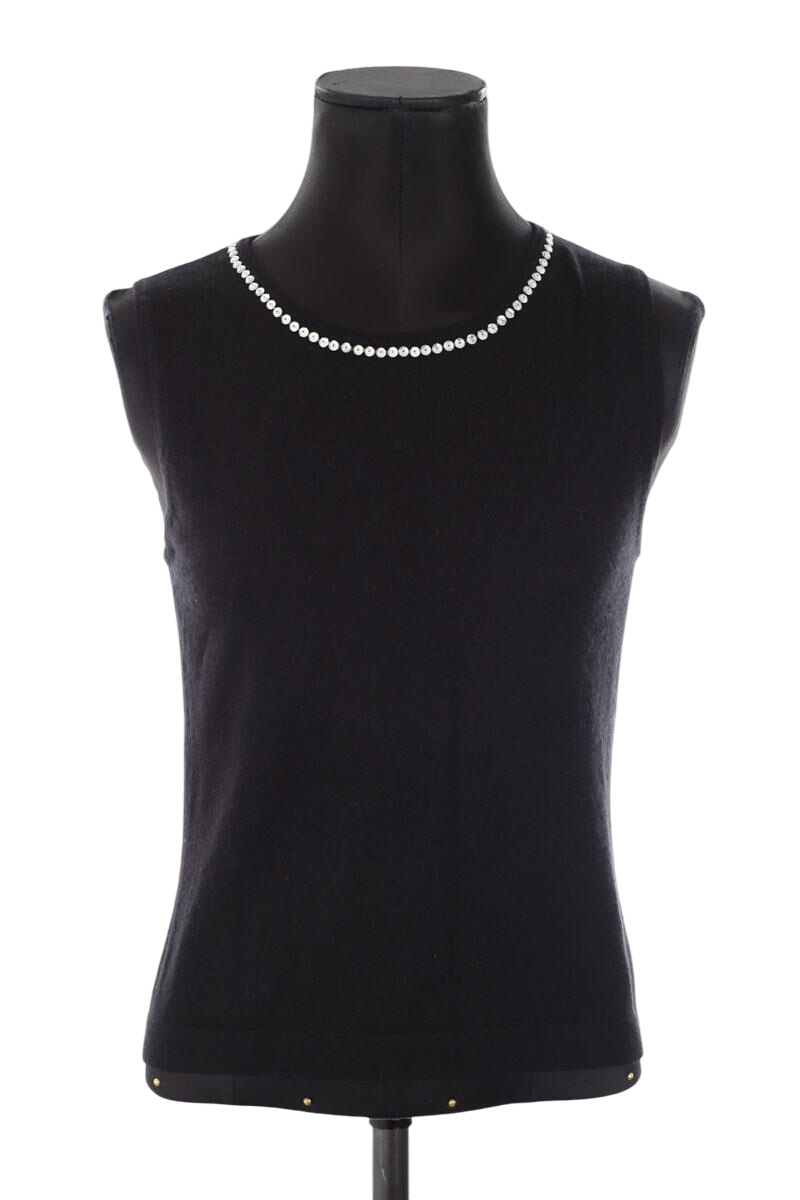 Sleeveless silk top LK BENNETT - Seconde Main Black