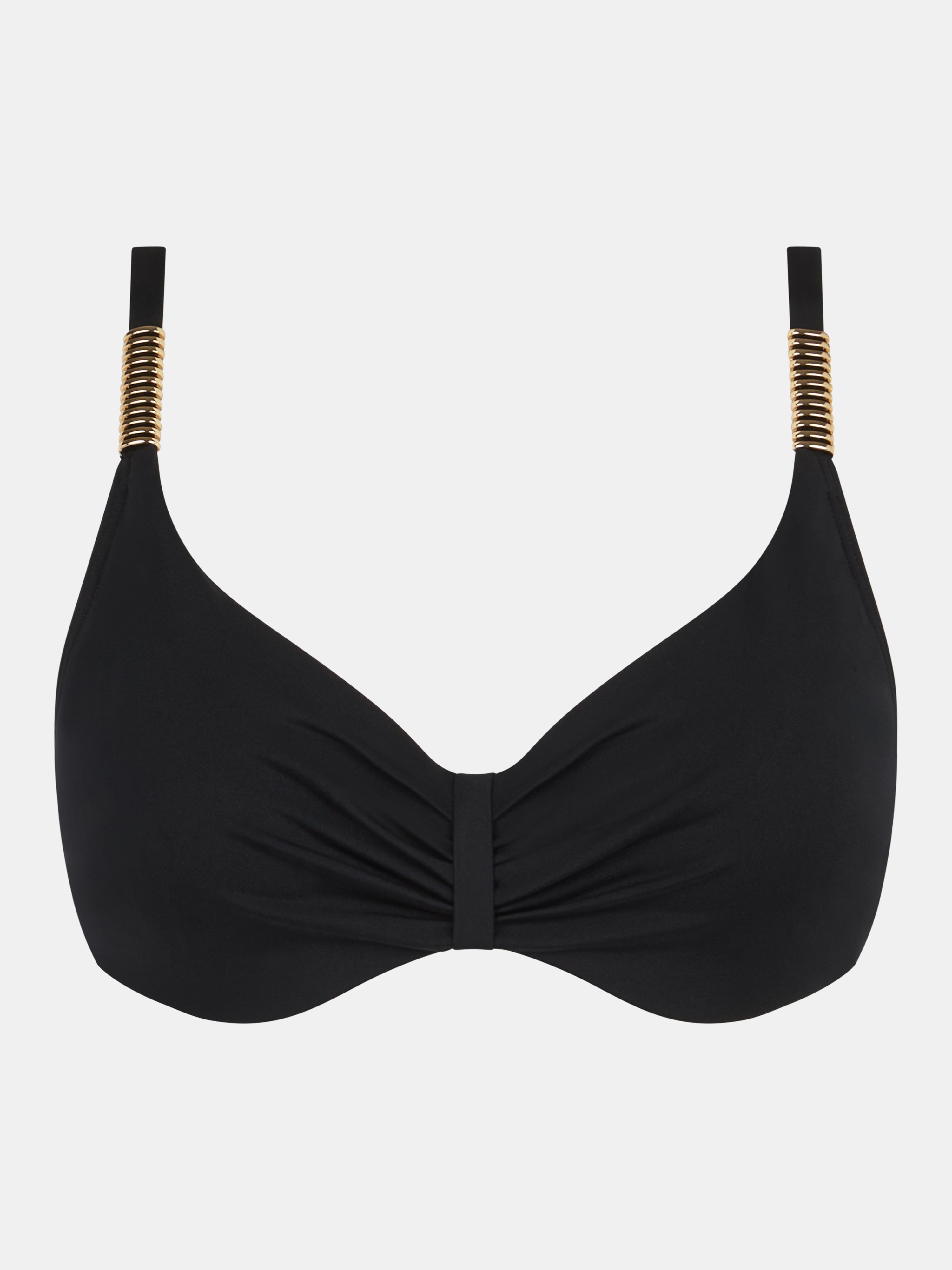 Underwired balconette bikini top CHANTELLE Black