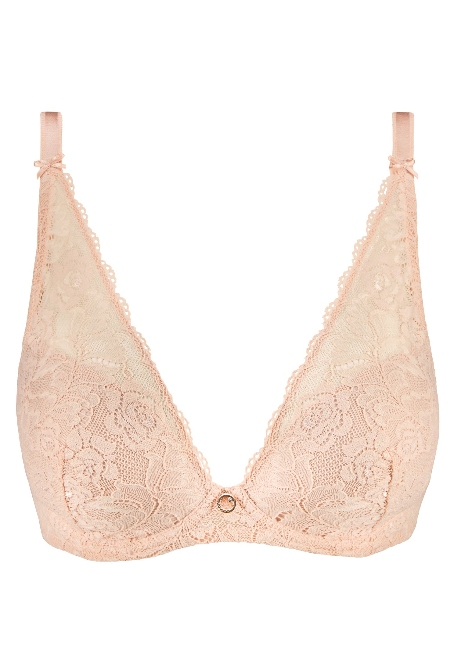 A Fleur De Toi scarf-style plunge bra AUBADE Pink