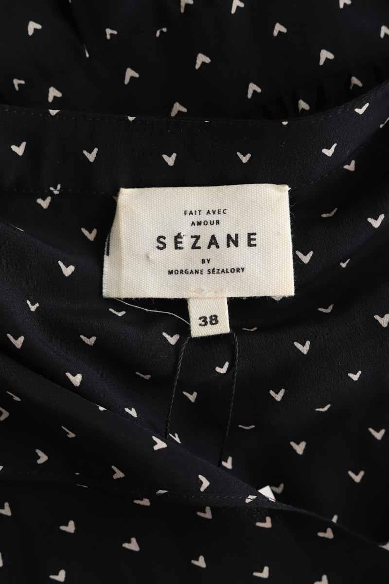 Polo shirt SEZANE - Seconde main Black