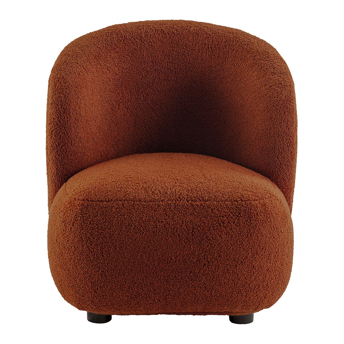 Bouclé armchair BLANC D'IVOIRE Red