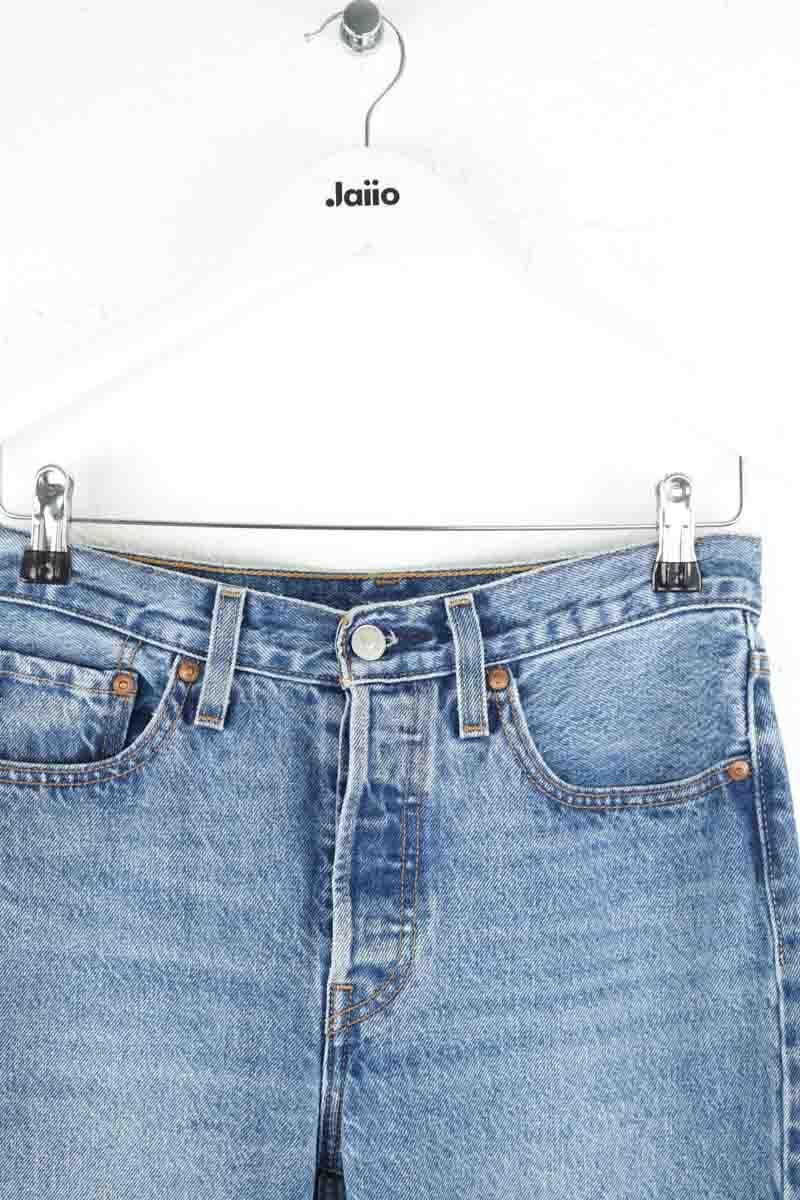 Cotton straight jeans LEVI'S - Seconde main Blue