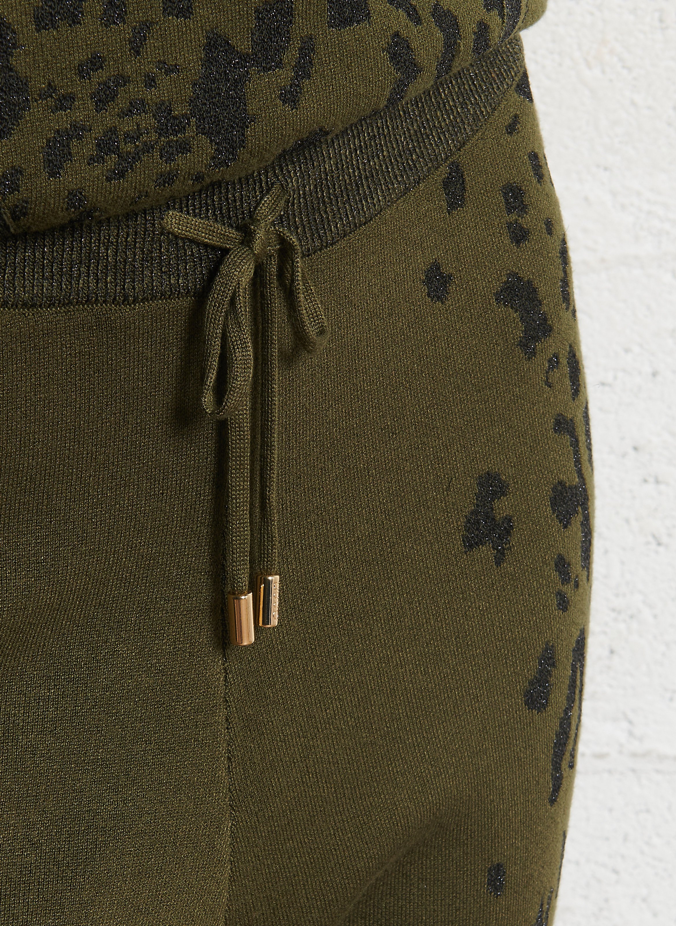 Joggingbroek met jacquardpatroon LIU JO Groen