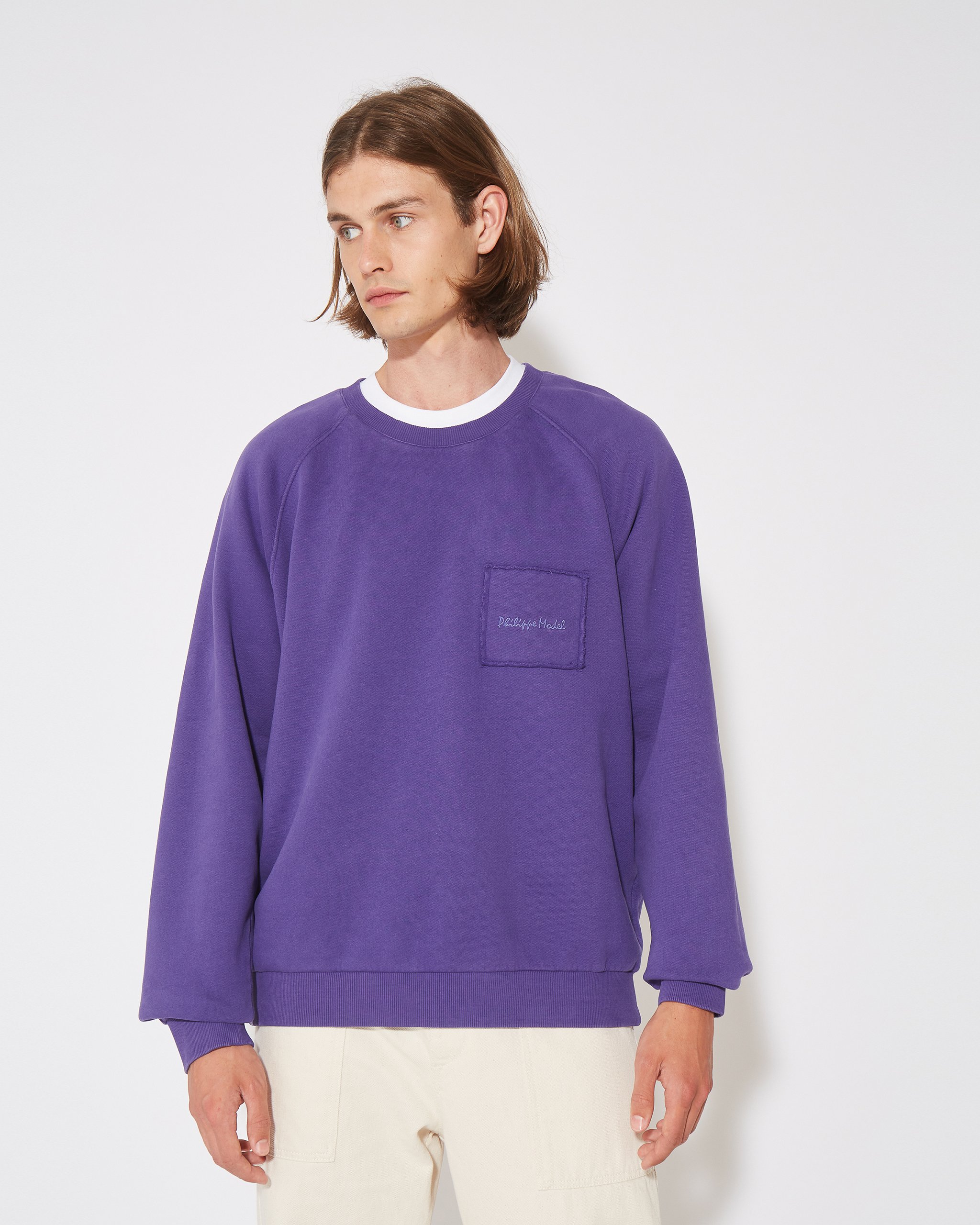 Crew neck PHILIPPE MODEL Purple