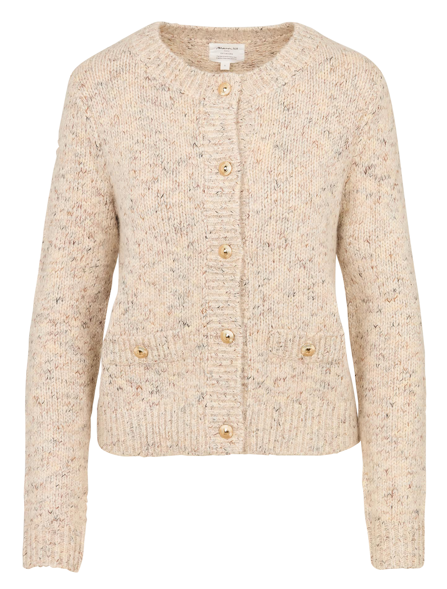 Round-neck cardigan MAISON 123 White