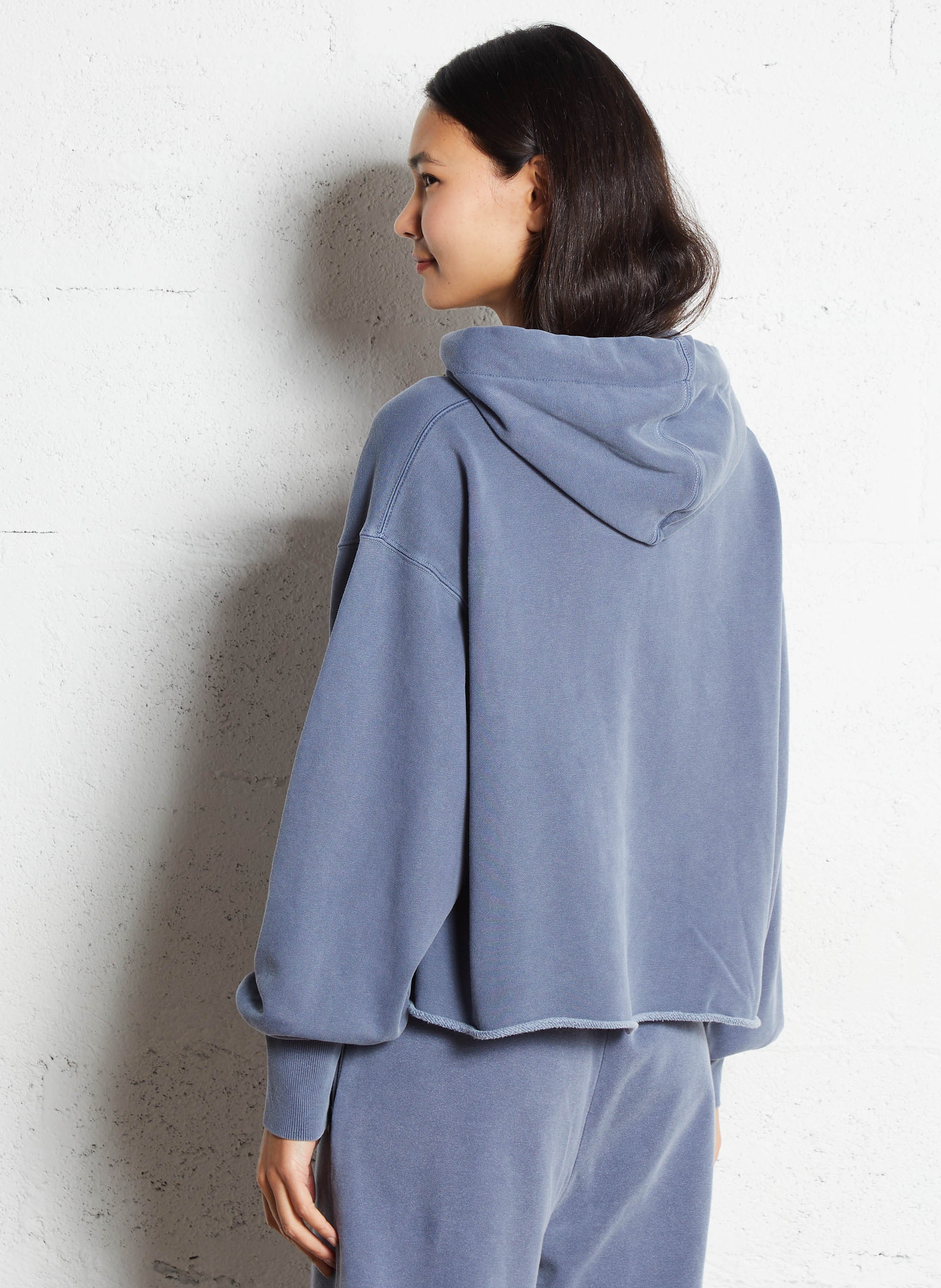 Sweat col rond en coton mélangé NEWTONE Bleu