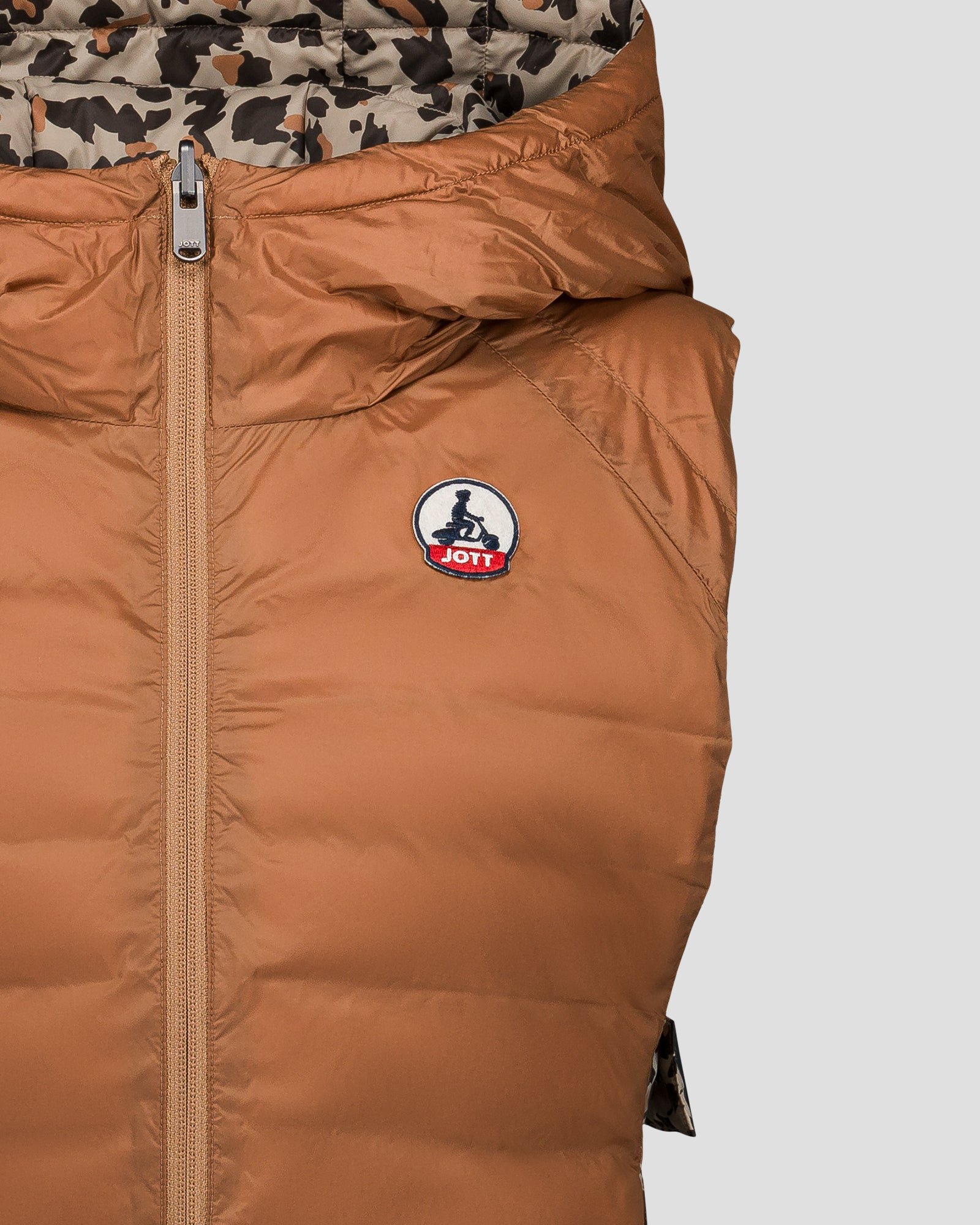 Alae print hoodie JOTT Brown