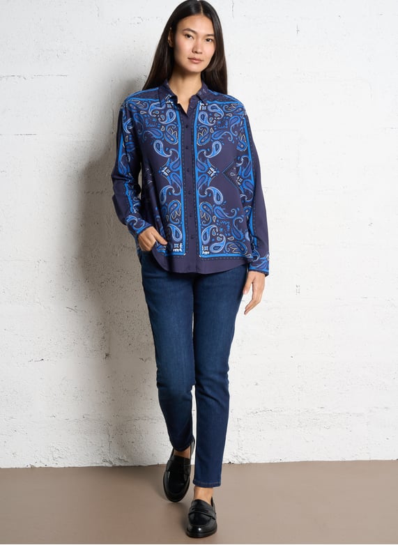 Jean boyfriend en coton mélangé - Look 4