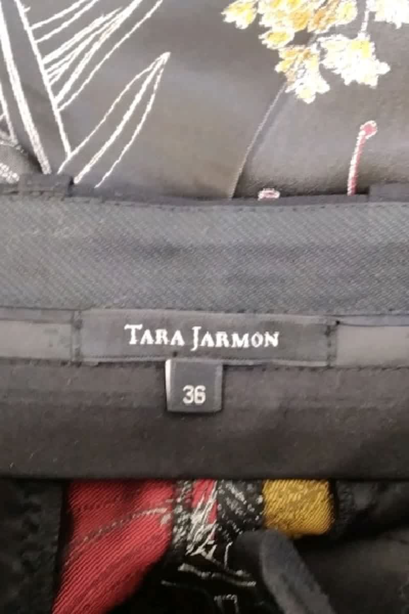 Wide trousers TARA JARMON - Seconde Main Black