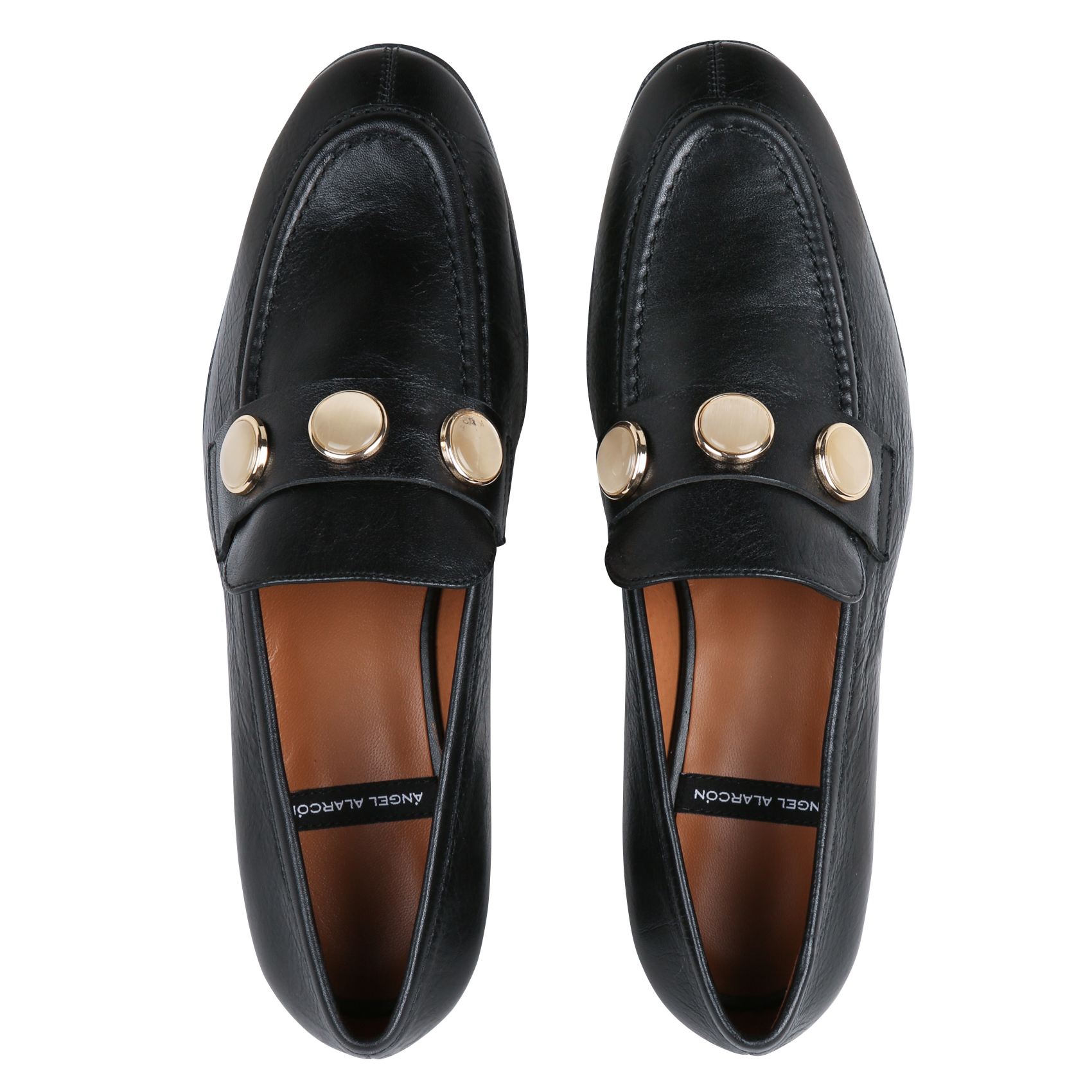 Mocassins en cuir ANGEL ALARCON Noir
