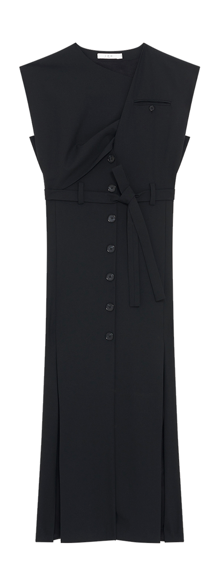 Robe longue col ajustable IRO Noir