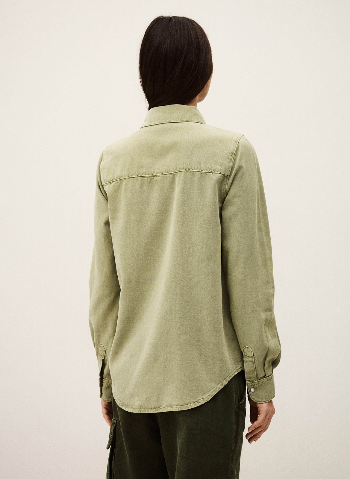 Straight shirt BA&SH Khaki